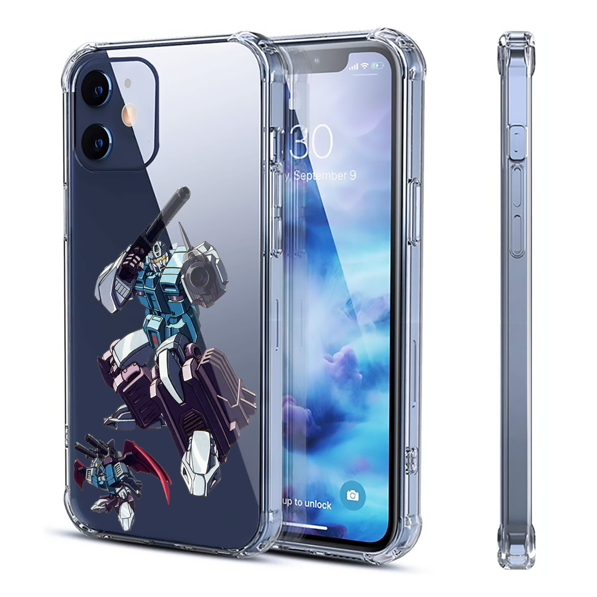 （画像用）  【iPhone 12シリーズ対応】透明スマホケース（クリアソフトケース）